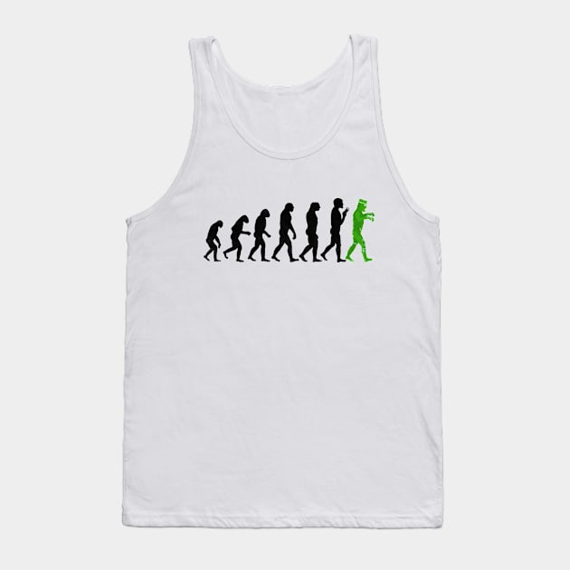 Funny Evolution Theory Humor Tank Top by PlanetMonkey